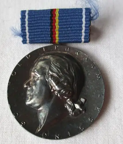 DDR Médaille Gotthold Ephraim Lessing en argent en etui original 787f (116236)