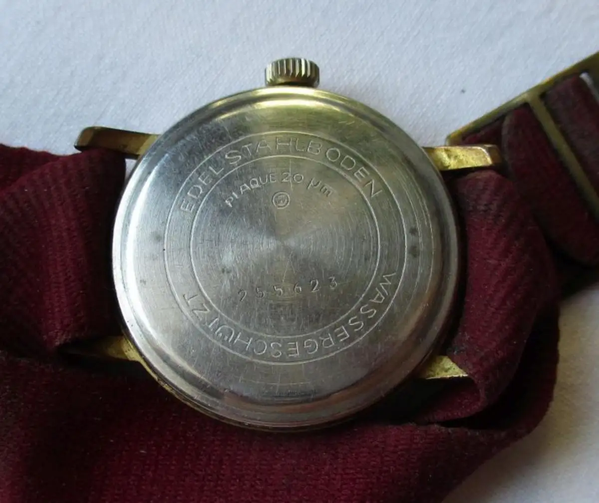 Original GUB GLASHÜTTE Herrenuhr 17 Rubis Stossgesichert (108208) 3