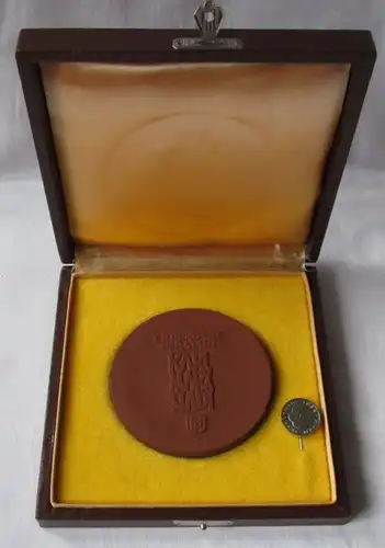 DDR Médaille D'honneur de la ville de Karl-Marx dans l'Etui (133852)
