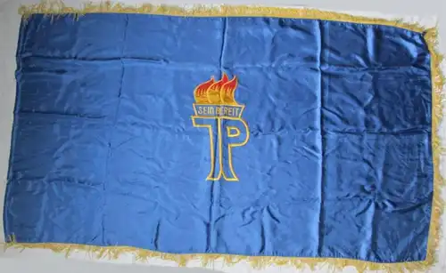 DDR drapeau drapeau JP Jeune pionnier Ernst Thälmann 1,94 x 1,13 m soie (115469)
