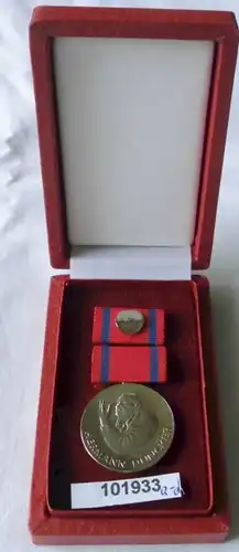 seltene DDR Hermann Duncker Medaille des FDGB im Original Etui (101933)