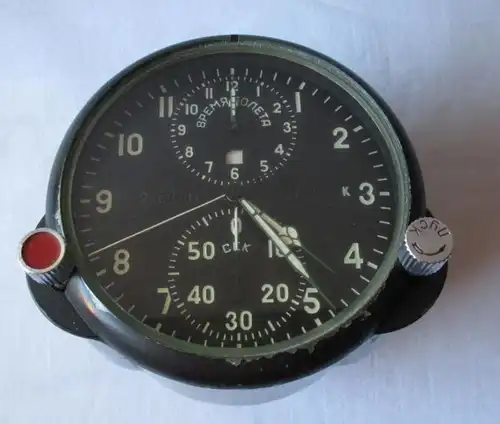 russische MIG Borduhr ÐÐ§Ð¡-1 Achs-1 Stoppuhr Luftwaffe UdSSR CCCP (110155)