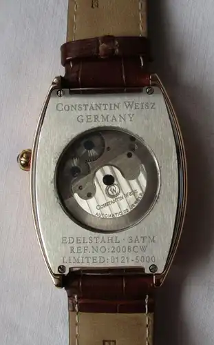Automatik Herren Armbanduhr Marke Constantin Weisz 2008 CW (108382)