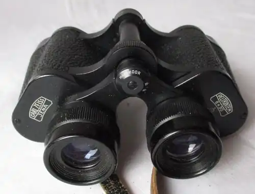 DDR Carl Zeiss Jena Fernglas 8x30 Deltrintem Gütezeichen Q1 mit Tasche (148394)