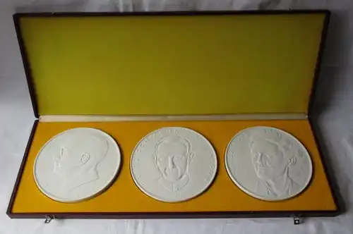 DDR Meisse porcelaine kit de médailles MfS Harnack, menkel, Stöbe Stasi (125458)