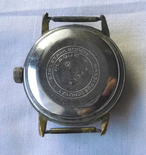 seltene Glashütte Herren Armbanduhr Automat mit Etui (112861)