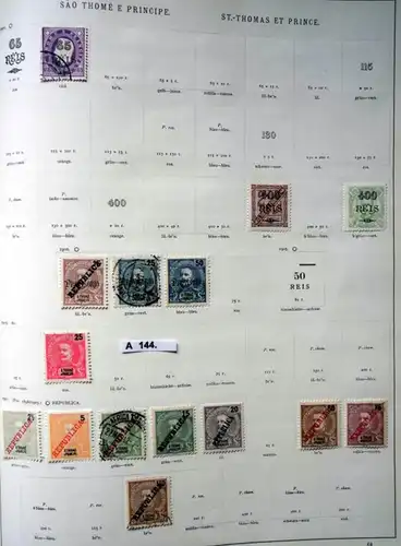 belle collection de timbres de haute qualité São Tomé et Príncipe portug. Propriété