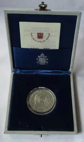 10 Euro Vatikan 2003 PP "25.Pontifikatsjahr Johannes Paul II." Box (134710)