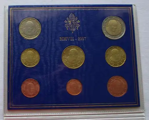 KMS Euro jeu de cours 2007 par le Vatican dans la splendeur de la OVP (152635)