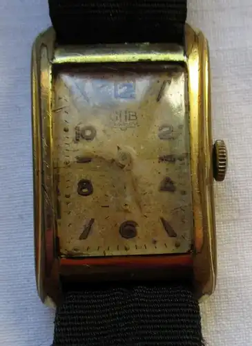 GUB Glashütte Armbanduhr 1956 - 1958 Kaliber 662.2 Handaufzug 15 Rubis (141106)