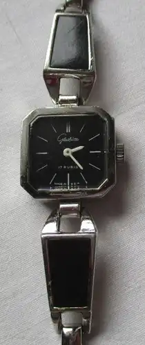 Feinste mechanische orig. GLASHÜTTE Damenarmbanduhr Kal. GUB 09-20 DDR (107899)