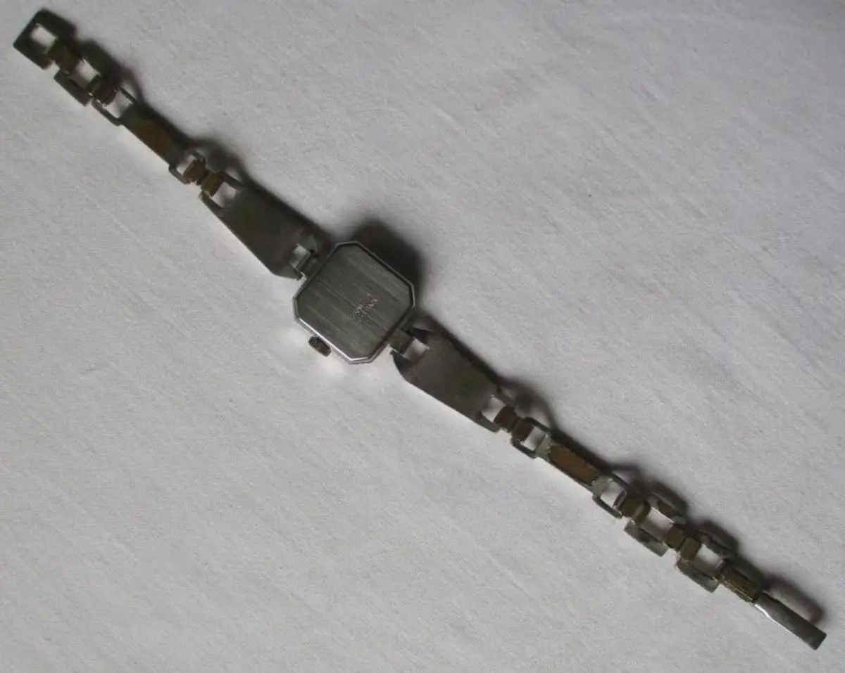 Feinste mechanische orig. GLASHÜTTE Damenarmbanduhr Kal. GUB 09-20 DDR (107899) 2