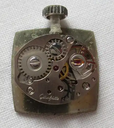 Feinste mechanische orig. GLASHÜTTE Damenarmbanduhr Kal. GUB 09-20 DDR (107899)