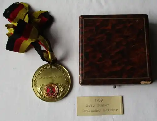 Medaille Meisterschaften der DDR Akrobatik 1. Platz Dresden 1959 (134715)