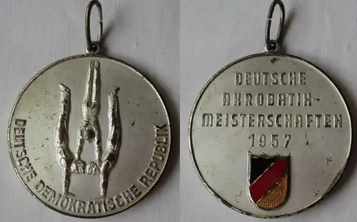 Médaille Championnats de l'Acrobatique DDR 1ère place Mühlhausen 1957 (134654)