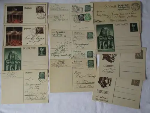 Collection de 100 lettres, cartes, documents postaux Reich allemand (124803)