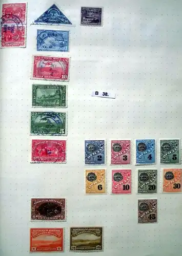 belle collection de timbres de haute qualité Costa Rica 1862 à 1923