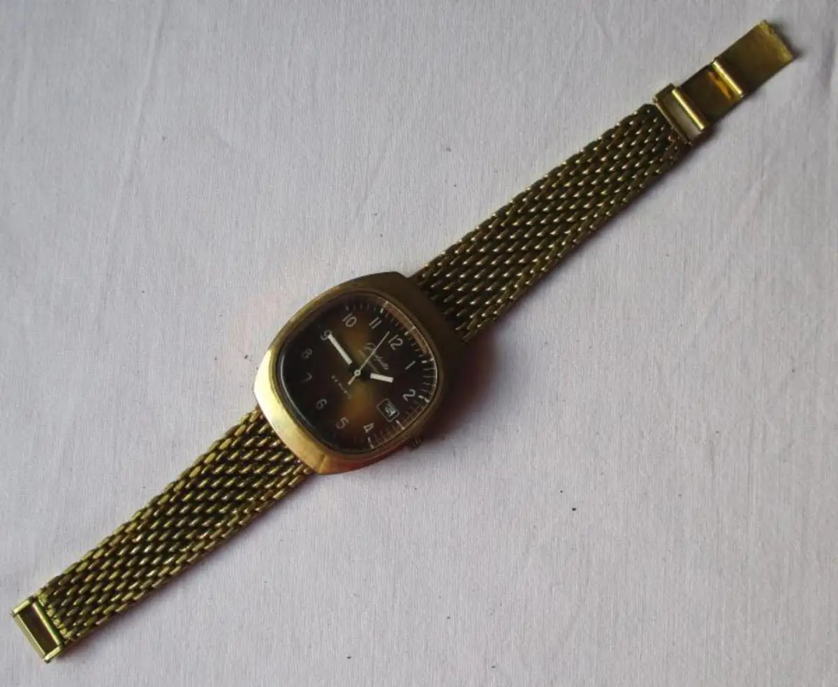 GUB Glashütte Spezichron Kaliber 11-26 Herrenarmbanduhr HAU 22 rubis (152464) 0