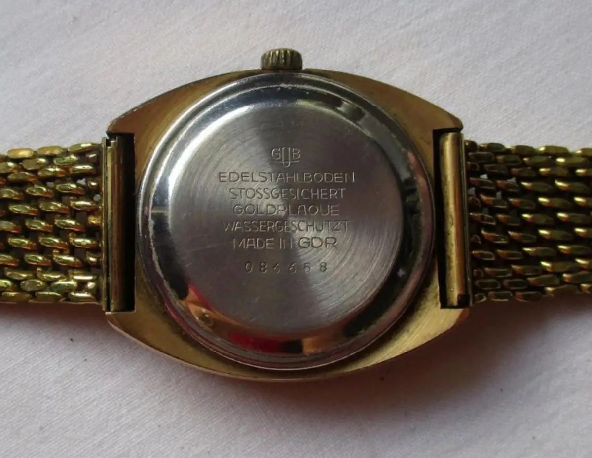 GUB Glashütte Spezichron Kaliber 11-26 Herrenarmbanduhr HAU 22 rubis (152464) 3