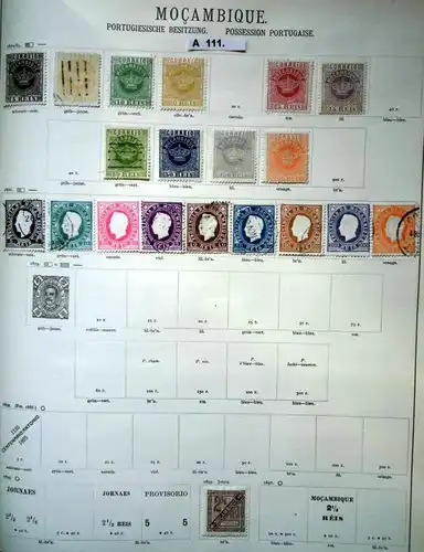 belle collection de timbres de haute qualité Mozambique possession portugaise