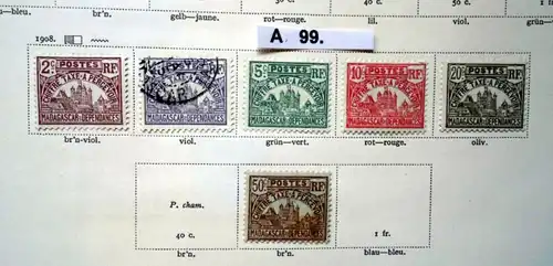 schöne hochwertige Briefmarkensammlung Madagaskar französische Besitzung ab 1891