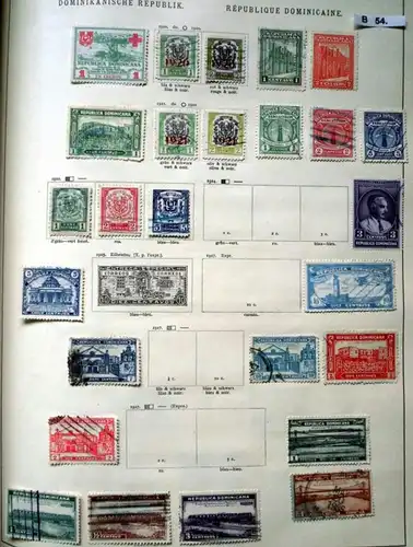 belle collection de timbres de haute qualité Dominique République dominicaine