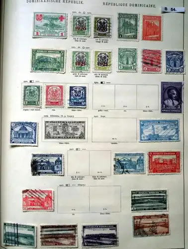 schöne hochwertige Briefmarkensammlung Dominica Dominikanische Republik