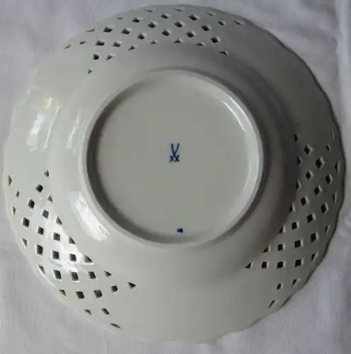 Meissen porcelaine motif oignon belle plaque perceuse Ø 21 cm (106204)