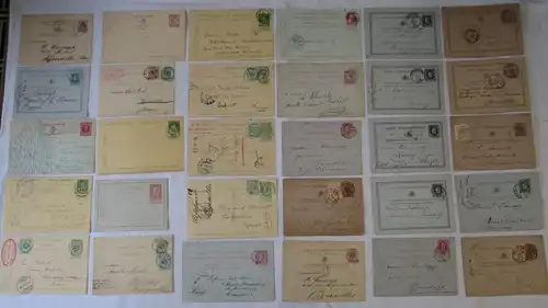 Collection 158x Plein de lettres & cartes postales Belgique souvent avant 1900 (109685)