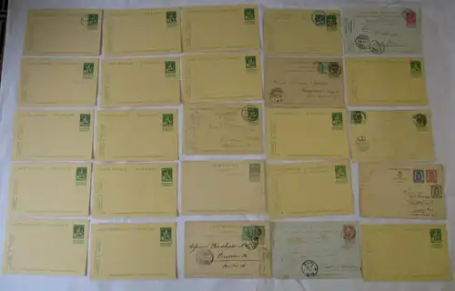 Sammlung 158x Ganzsachen Briefe & Postkarten Belgien oft vor 1900 (109685)