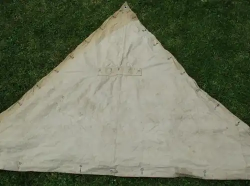Planche de tente originale Wehrmacht 2.WK brun WW2 Front Sud Afrique DAK? (154629)