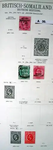 belle collection de timbres de haute qualité Colonies britanniques en Afrique à partir de 1890