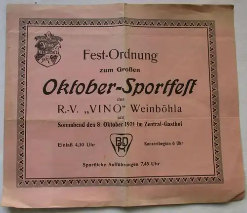 Dokumentennachlass Bund Deutscher Radfahrer Germania Döbeln 1920 - 1933 (141015)