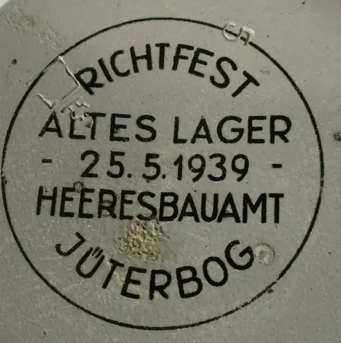 Pierret Bierkrug Reliable Fest Vieux camp Heeresbauamt Jüterbog 1939 (134771)