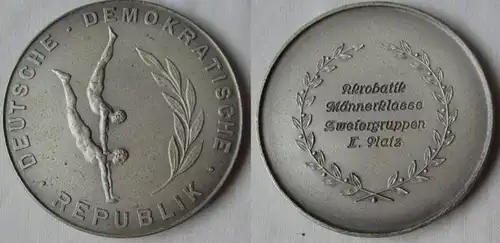 Medaille Meisterschaften der DDR Akrobatik 2. Platz Erfurt 1956 (134504)