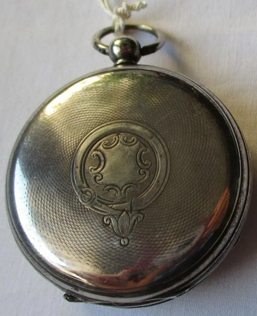 hochwertige Taschenuhr 925er Silber William Bent London EC vor 1900 (124221) 2