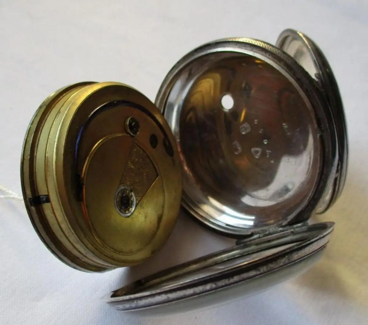 hochwertige Taschenuhr 925er Silber William Bent London EC vor 1900 (124221) 5
