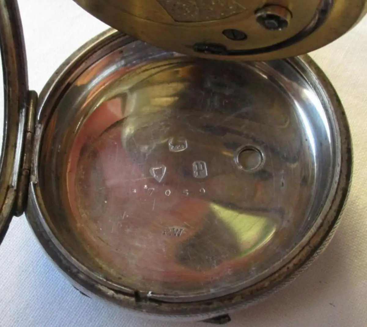 hochwertige Taschenuhr 925er Silber William Bent London EC vor 1900 (124221) 6