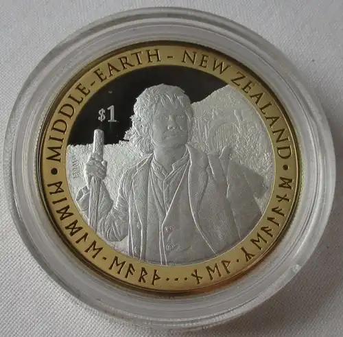 1 Dollar Münze Neuseeland 2012 Der Hobbit Eine unerwartete Reise 1 Oz Ag /117536