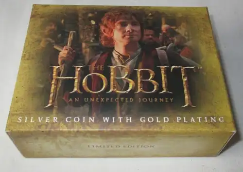 1 dollar pièce Nouvelle-Zélande 2012 Le Hobbit Un voyage inattendu 1 Oz Ag /117536