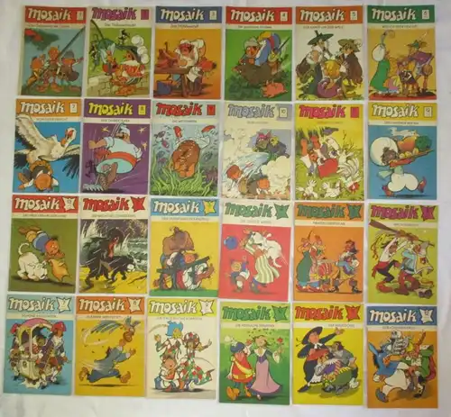 Mosaik Abrafaxe 1/1976 bis 08/1990 komplett 176 Hefte (102766)
