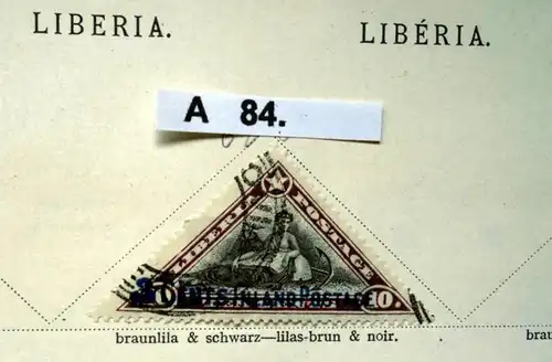 schöne hochwertige Briefmarkensammlung Liberia 1880 bis 1923