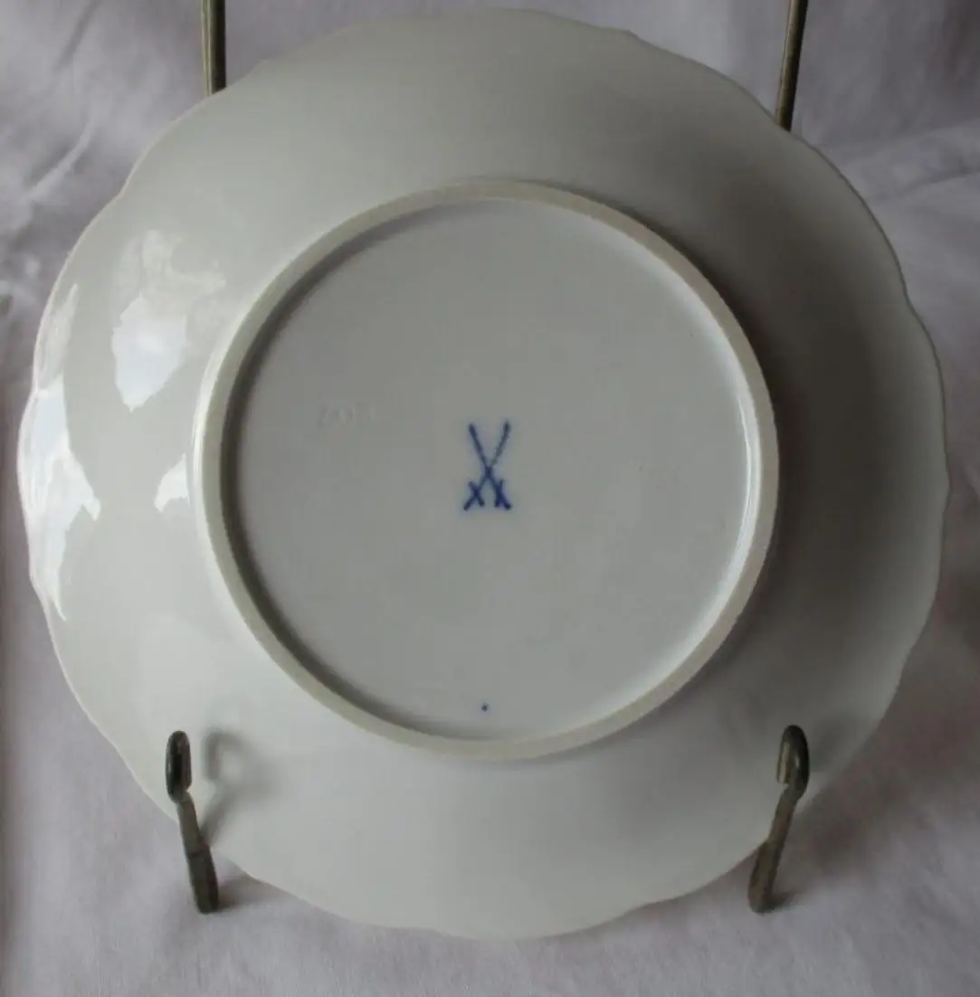 MEISSEN Porzellan Kaffeegedeck Kaffeeset deutsche Blume Goldrand 3 tlg. (124748) 5