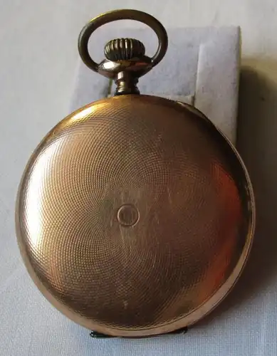 montre de poche élégante Savonette Geneva Watch Case Co. avec étui vers 1910 (129464)