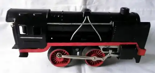 Locomotive mécanique à vapeur avec 4 remorques autour de 1946 (116734)