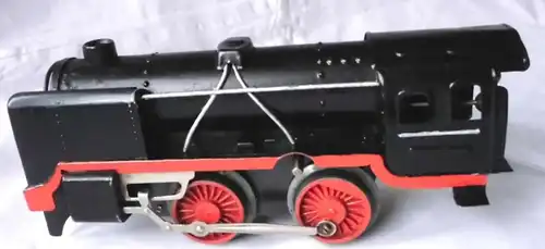 Locomotive mécanique à vapeur avec 4 remorques autour de 1946 (116734)