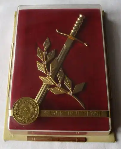 DDR Ehrengeschenk 25 Jahre Treue Dienst Staatssicherheit MfS 1974 Mielke /153005