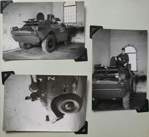 DDR Fotoalbum NVA Schützenpanzerwagen BTR-70 MZ Motorräder 11. mot. SD (121018)