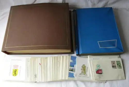 belle collection avec environ 400 lettres de premier jour DDR à partir de vers 1960 (120070)