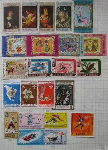 seltene umfangreiche Briefmarkensammlung Asien ab etwa 1900 (104760)